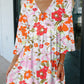 Women's Summer Floral V-neck Dress